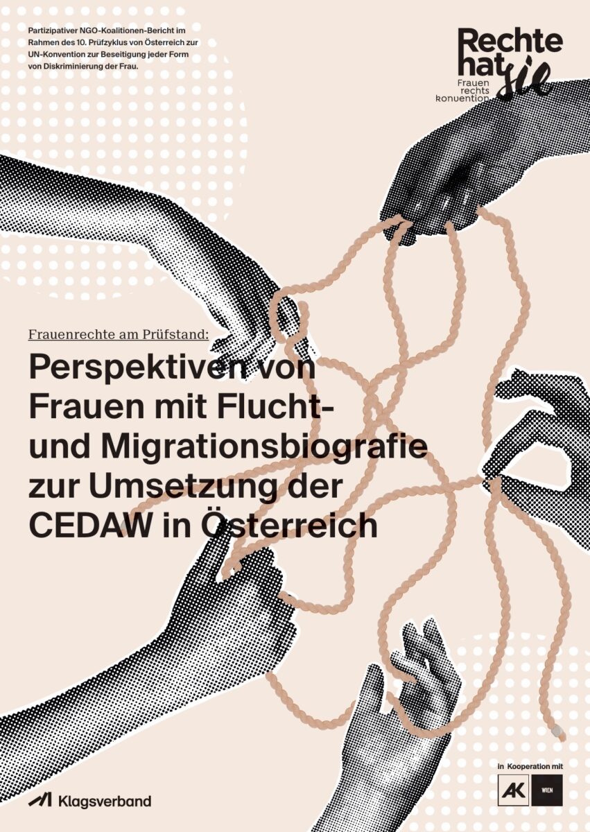 Titelseite des CEDAW Schattenberichts 2025
